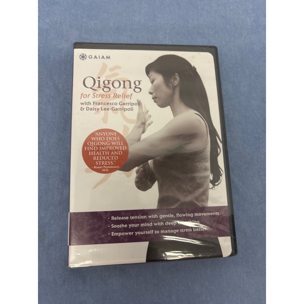 Gaiam Qigong for Stress Relief DVD Francesco Garripoli Daisy Lee New Sealed 2005